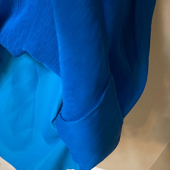 Blue Party Dress J CREW ABIGAIL BLUE SILK CHIFFON NWT PARTY DRESS - Picture 13 of 14